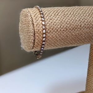 Art Deco Silver Vintage Diamond Bracelet
